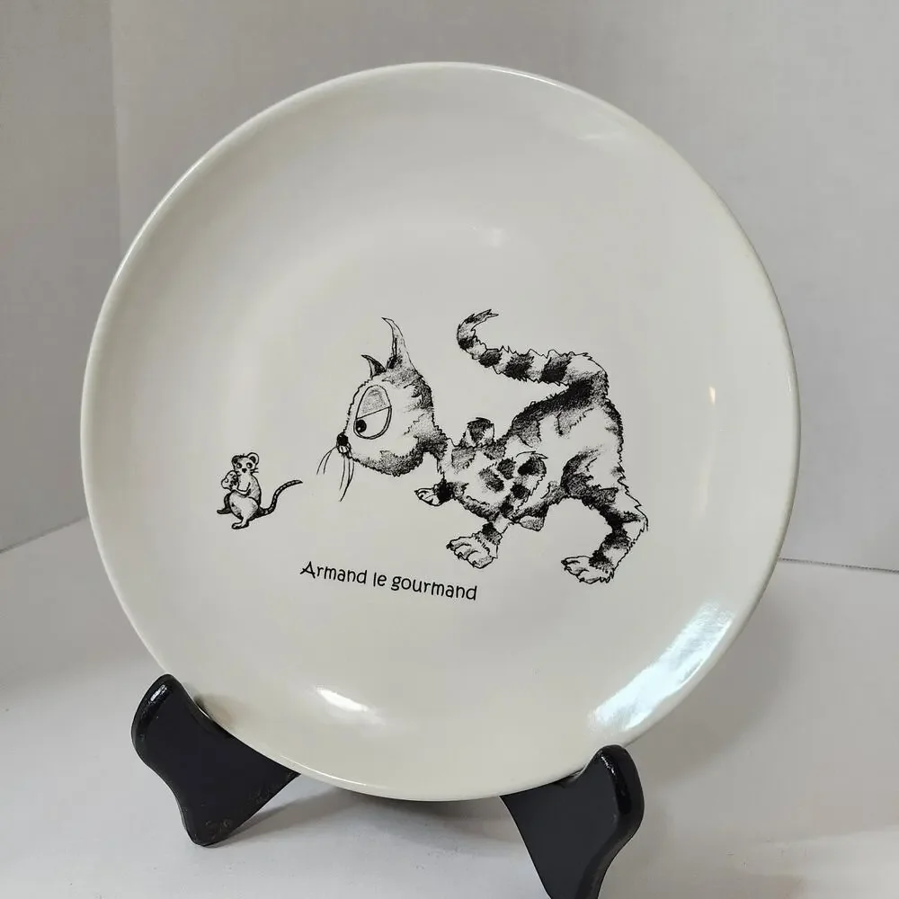 Vtg Armand le gourmand & Henri l endormi Cats of Paris By Kiss That Frog